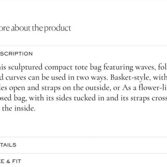 POLÈNE Cyme Brown Leather Tote Bag - Picture 10 of 12